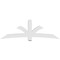 Ekena Millwork Davenport Architectural Grade PVC Gable Bracket, 96"W x 32"H x 6"D x 6"F, 8/12 Pitch GBP096X32X0606DAV00 - alternate 4